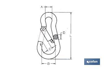 Carbine hook - Cofan