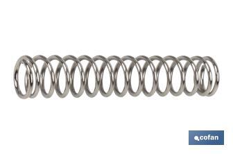 Steel spare spring | Suitable for harvest shears | Length: 60mm - Cofan