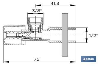 Kit de 2 Válvulas de Esquadria Fabricadas em Latão CW617N | Fecho e Abertura 1/4 de Volta - Cofan
