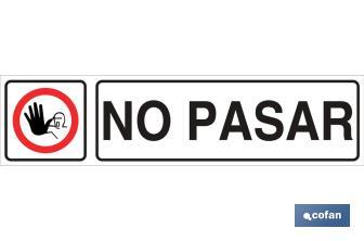 Não passar - Cofan