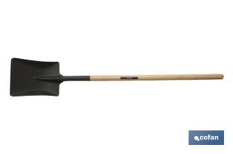 Square mouth shovel without handle - Cofan