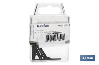 Elastic pins DIN-1481 Standard Blister - Cofan