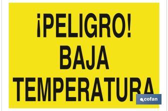 Danger! Low temperature - Cofan