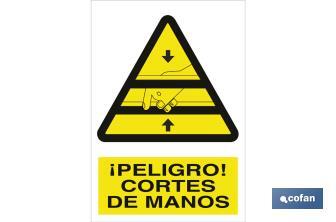 ¡ DANGER ! COUPURES DES MAINS - Cofan