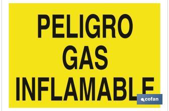 Danger, flammable gas - Cofan