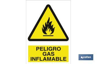 Danger, flammable gas - Cofan