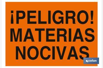 ¡Peligro! materias nocivas - Cofan