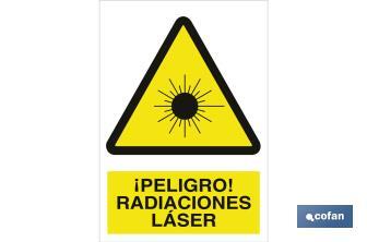 ¡ DANGER ! RADIATIONS LASER - Cofan