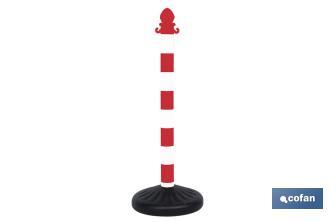 Parking post - red/white - Cofan