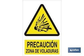 Precaución zona de voladuras - Cofan