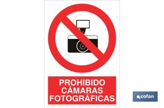 Prohibido cámaras fotográficas - Cofan