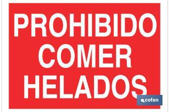 Prohibido comer helados - Cofan