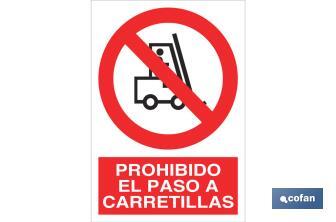 Prohibido el paso a carretillas - Cofan