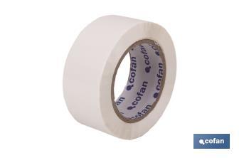 Precinto en rollo polipropileno blanco - Cofan