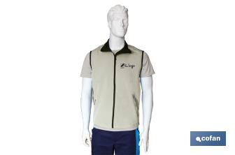 Sleeveless vest with two front pockets - Cofan