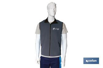 Sleeveless vest with two front pockets - Cofan