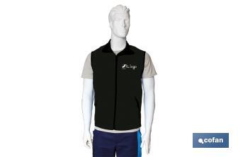 Sleeveless vest with two front pockets - Cofan