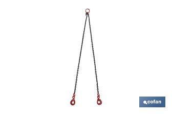 Chain with 2 straps, G-80 - Cofan