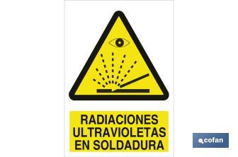 Radiaciones ultravioletas en soldadura - Cofan