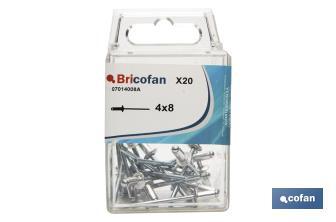 Rivets aluminium standard - Cofan