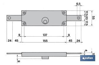 FECHADURAS DE PERSIANAS DE METAL - Cofan