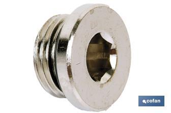 Allen plug male thread - Cofan