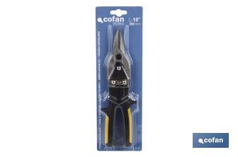 Aviation snips | Suitable for straight cut | Length: 250mm - Cofan