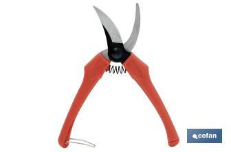 Pruning shears with fibre handle | 185mm | Suitable for pruning and harvesting - Cofan