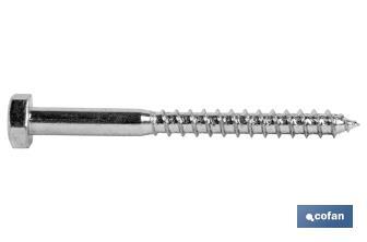 Tap bolt DIN-571 Standard blister - Cofan