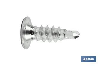 Tornillo autotaladrante cabeza extraplana Phillips INOX - Cofan