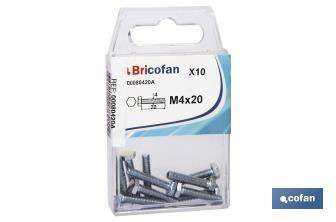 Hexagon screws, DIN-933 - Cofan