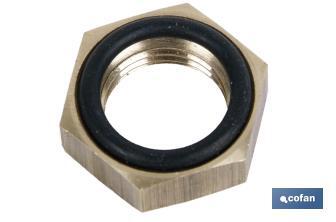 Locking nut with rubber - Cofan