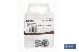 Cap nuts DIN-1587 Standard Blister - Cofan