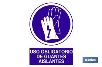 Uso obrigatório de luvas isolantes - Cofan