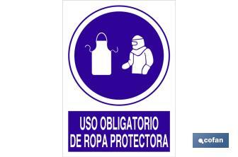 Uso obrigatório de roupa de proteção - Cofan