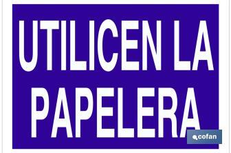 Utilicen la papelera - Cofan