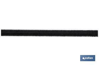 Threaded rod, 8.8, 1 meter, black - Cofan