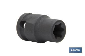 Impact sockets 3/8" Torx - Cofan