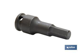 Impact sockets 3/8" Hexagonal - Cofan