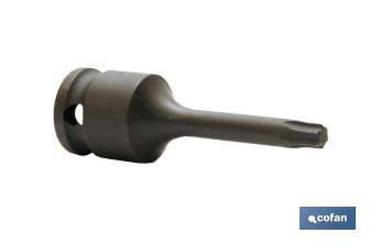 Impact sockets 3/8" Torx - Cofan