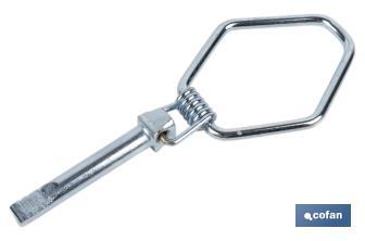 Linch pin with spring | Fastener for implements and agricultural machinery - Cofan