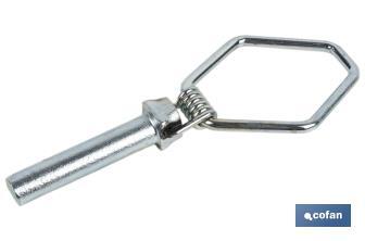 Linch pin with spring | Fastener for implements and agricultural machinery - Cofan