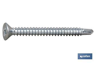 Self-drilling screw | DIN 7504P | Drill point | Material: stainless steel | Available in various sizes  - Cofan