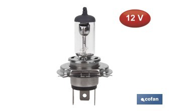 Lámpara halógena H4 (P43t) 12V 60/55 W - Cofan