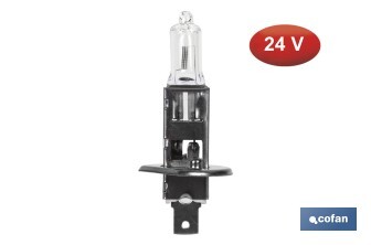 Lámpara halógena H4 (P43t) 24 V 75/70 W | Pack: 10 unidades - Cofan