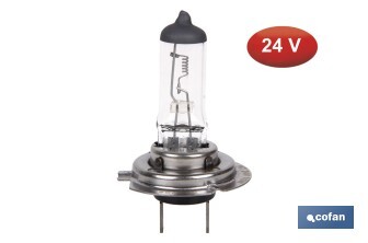Lámpara halógena H7 (Px26d) 24 V 70 W | Pack: 10 unidades - Cofan