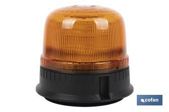 Luz Estacionaria destellante Led Naranja Clase 1 | ECE R65 | Para soporte con imán o tornillo de 12/24 V | Clasificación de Protección IP66 - Cofan