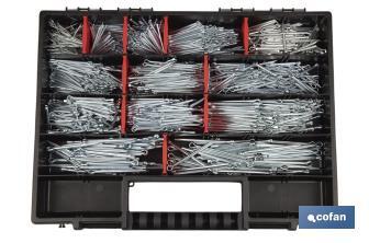 Assorted DIN-94 split pins case (Contains 1.250 units) - Cofan