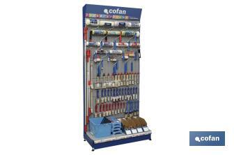 Expositor con Accesorios de Pintura - Cofan