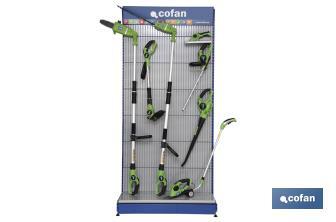 Expositor de Herramienta Eléctrica de Jardinería - Cofan